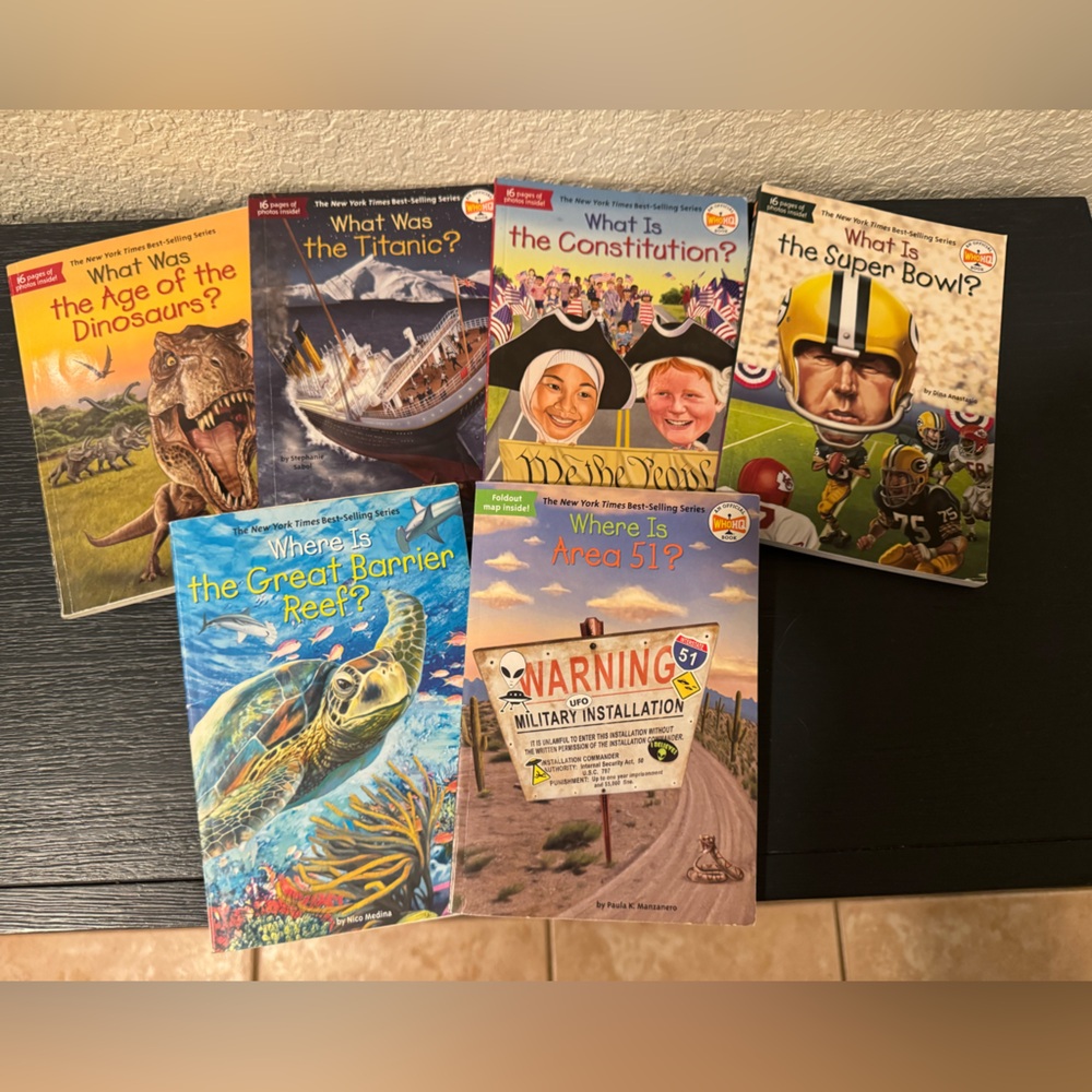 Scholastic books. Who Was? Who is? Where is? What is? What was? Set of 12 - Picture 3 of 6